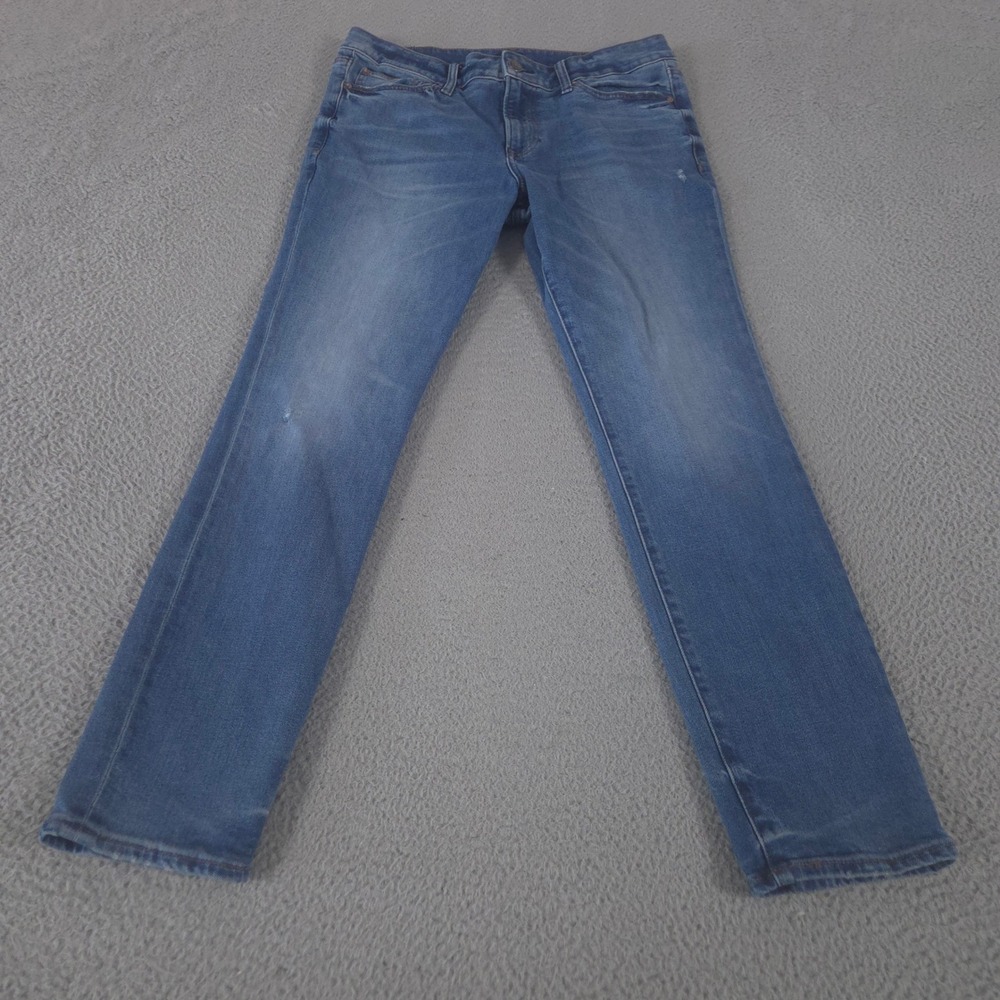 Express Jeans Mens 33x32 Blue Skinny Cotton Blend Stretch Denim Pants Preppy